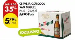 Pingo Doce Cerveja c/álcool san miguel promoção