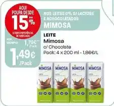 Intermarché Mimosa - leite promoção