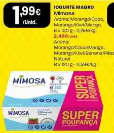 Intermarché Mimosa - iogurte magro promoção