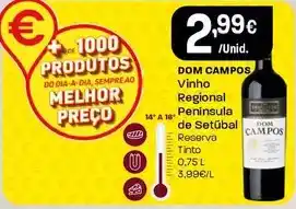 Intermarché Dom campos - vinho regional peninsula de setúbal promoção