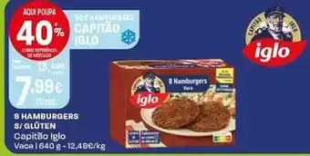 Intermarché Capitão iglo - hamburgers s/glúten promoção