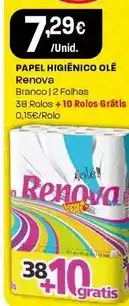 Intermarché Renova - papel higiênico olê promoção