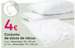 Indi & Cold Conjunto de sacos de vacuo promoção