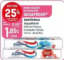 Intermarché Aquafresh - dentífrico promoção