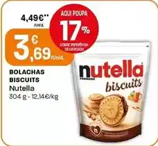 Intermarché Nutella - bolachas biscuits promoção