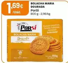 Intermarché Porsi - bolacha maria dourada promoção