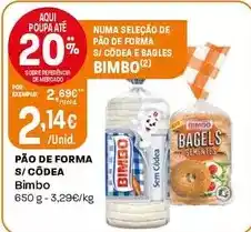 Intermarché Bimbo - pão de forma s/codea promoção