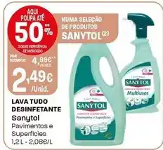 Intermarché Sanytol - lava tudo desinfetante promoção