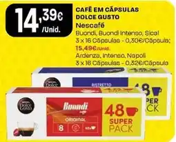 Intermarché Nescafé - café em cápsulas dolce gusto promoção