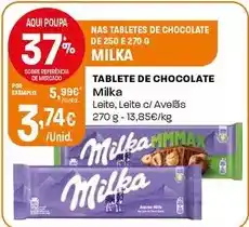 Intermarché Milka - tablete de chocolate promoção