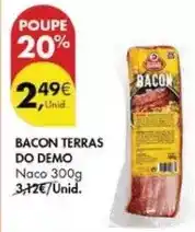 Pingo Doce Terras do demo - bacon promoção