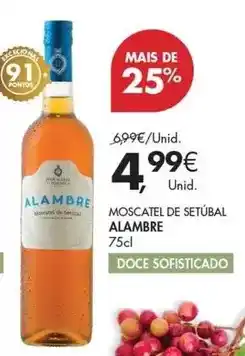 Pingo Doce Alambre - moscatel de setúbal promoção