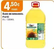 Intermarché Porsi - óleo de girassol promoção