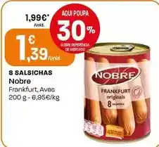 Intermarché Nobre - 8 salsichas promoção