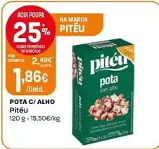 Intermarché Pitéu - pota c/alho promoção