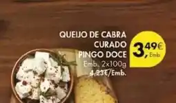 Pingo Doce Pingo doce - queijo de cabra curado promoção