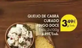 Pingo Doce Pingo doce - queijo de cabra curado promoção