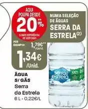 Intermarché Serra da estrela - água s/gas promoção