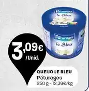 Intermarché Páturages - queijo le bleu promoção