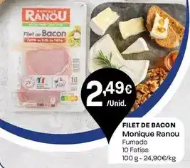 Intermarché Monique ranou - filet de bacon promoção