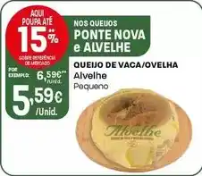 Intermarché Alvelhe - queijo de vaca/ovelha promoção