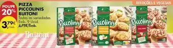 Pingo Doce Buitoni - pizza piccolinis promoção