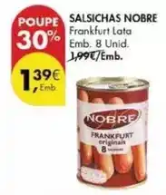 Pingo Doce Nobre - salsichas promoção