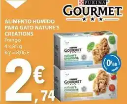 E.Leclerc Purina - alimento humido para gato nature's creations promoção