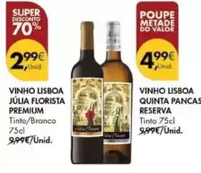 Pingo Doce Lisboa - vinho promoção