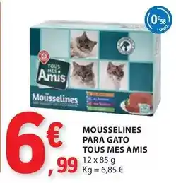 E.Leclerc Tous - mousselines para gato promoção