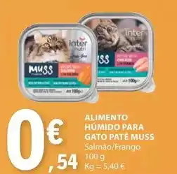 E.Leclerc Alimento humido para gato pate promoção