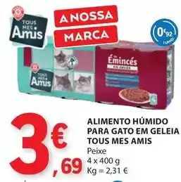 E.Leclerc Tous - alimento humido para gato em geleia promoção