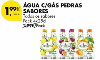 Pingo Doce Água c/gás pedras sabores promoção