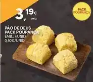 Continente Pao de deus promoção