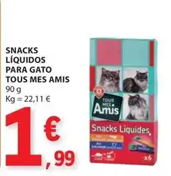 E.Leclerc Tous - snacks liquidos para gato promoção