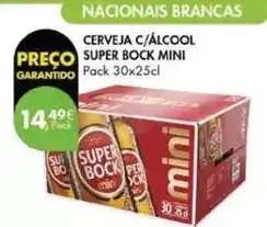 Pingo Doce Mini - cerveja c/alcool super bock promoção