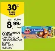 Continente Iglo - douradinhos de peixe capitao promoção