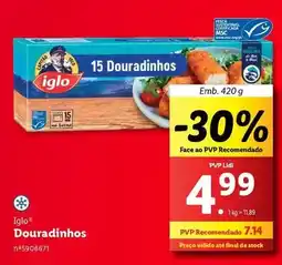 Lidl Iglo - douradinhos promoção