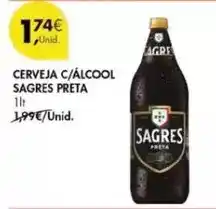 Pingo Doce Sagres - cerveja c/ álcool promoção