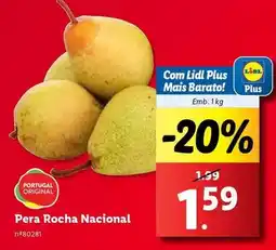 Lidl Portugal - pera rocha nacional promoção