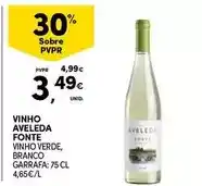 Continente Aveleda - vinho promoção