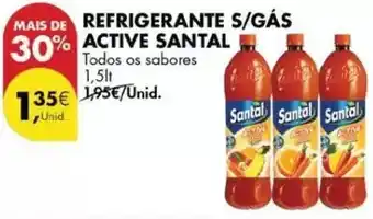 Pingo Doce Santal - refrigerante s/gas active promoção