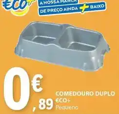 E.Leclerc €co+ - comedouro duplo eco+ promoção