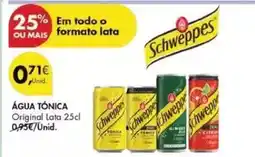 Pingo Doce Schweppes - água tonica promoção