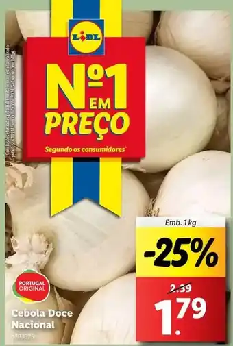 Lidl Lidl - cebola doce nacional promoção