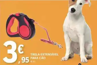 E.Leclerc Trela extensivel para cao promoção