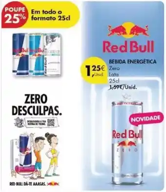 Pingo Doce Red bull - bebida energetica promoção