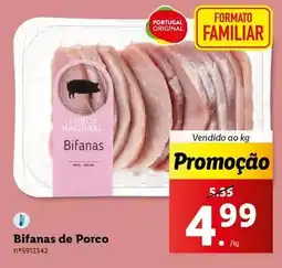 Lidl Portugal - bifanas de porco promoção