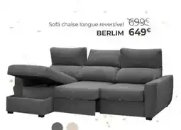 Homy Casa Sofá chaise longue reversivel berlim promoção