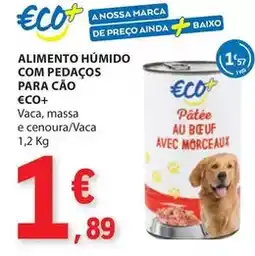 E.Leclerc €co+ - alimento humido com pedaços para cao promoção